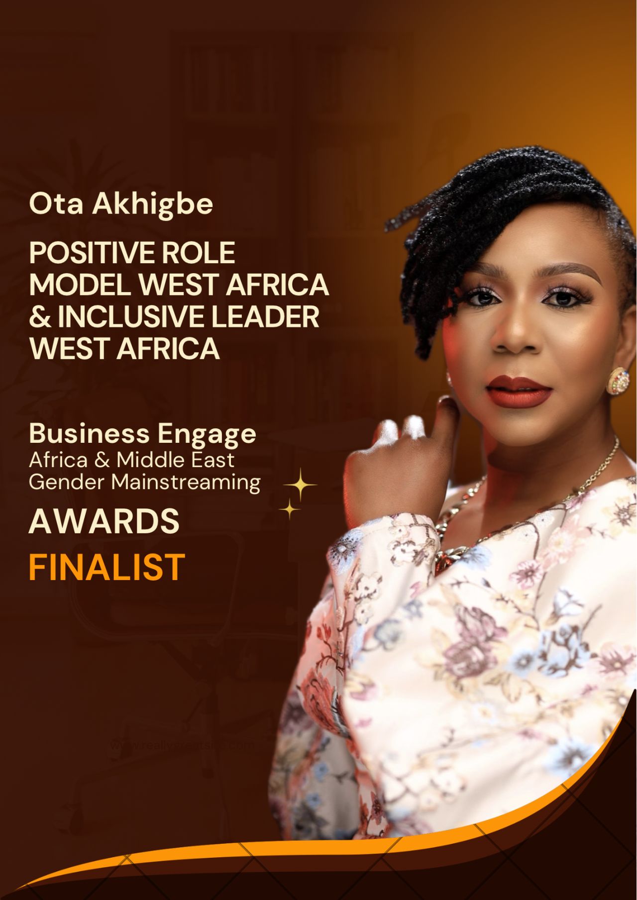 Ota was recognized and honored as a finalist in two categories; Positive Role Model and Inclusive Leader; at the prestigious Africa and Middle East Gender Mainstreaming Awards. This recognition underscores her authentic leadership and the powerful impact she continues to have on those who have experienced her work and vision firsthand (April 2025).